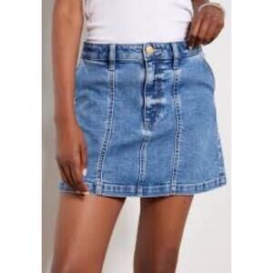 Kut From The Kloth Zoe Skirt Size 14 denim jean pockets medium wash jeans